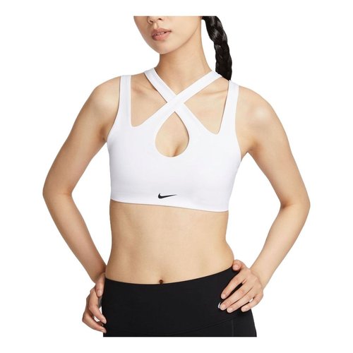 Nike Freestyle Light-Support Padded Sports Bra Asia Sizing - White/Black - FV6271-100