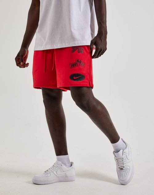 Nike French Terry Flow Shorts - Red - IB8264-657