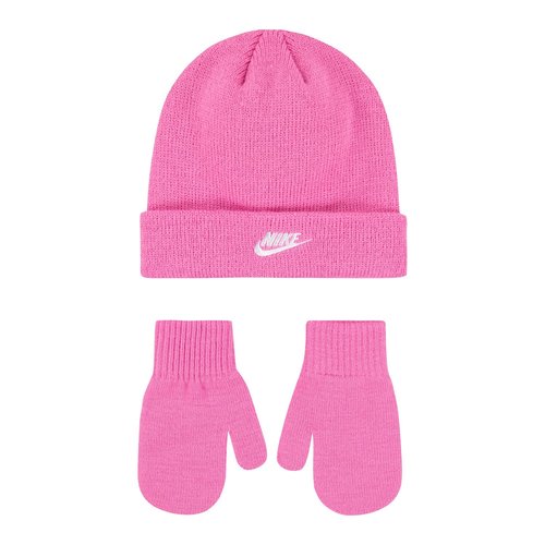 Nike Futura Beanie & Glove Set - Playful Pink - 7A2961-AFN