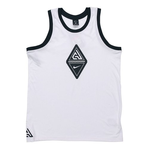 Nike Giannis Alphabet Basketball Sleeveless Vest - White - CD9557-100