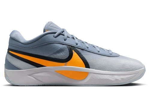 Nike Giannis Freak 6 | Grey | Size 7.5 - Ashen Slate/Armory Navy/Glacier Blue/Laser Orange - FJ7792-400