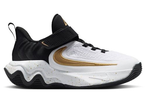 Nike Giannis Immortality 4 - Black/White/Metallic Gold - IH7665-003