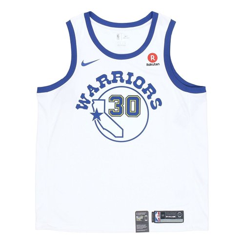 Nike Golden State Warriors Curry 30 Hardwood Classic Swingman Jersey - White - 904152-100