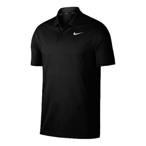 Nike Golf Dry Victory Casual Sports Short Sleeve Polo Shirt - Black - 891858-010