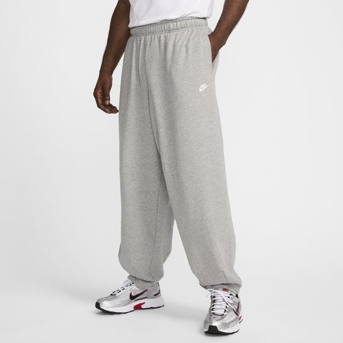 Nike Gray Oversized French Terry Sweatpants - Dk Grey Heather/Lt S - HJ1822-063