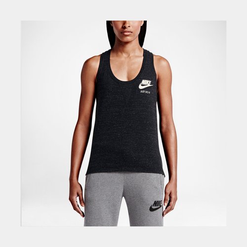 Nike Gym Vintage Tank - Black - 726065-010
