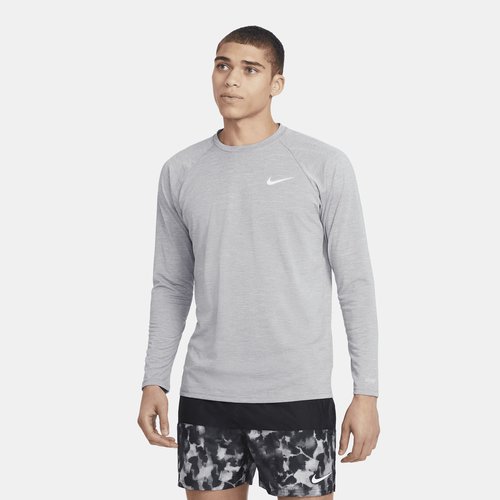 Nike Swim Hydroguard Essential Dri-FIT UV Long Sleeve Top - Particle Grey - NESSA590-090