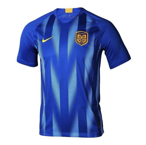 Nike Home Fan Edition Logo Embroidered Round Neck Soccer/Football Casual Sports Short Sleeve Blue T-Shirt - AR4698-480