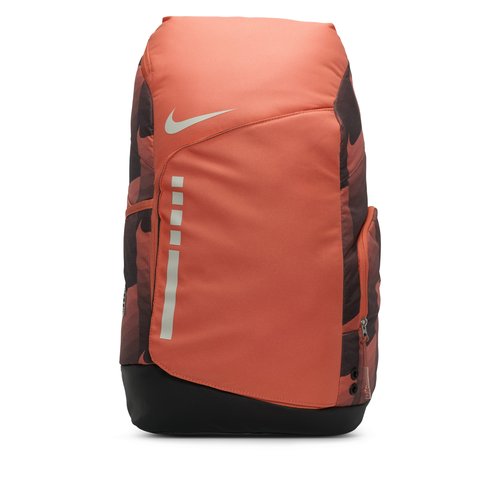 Nike Hoops Elite Printed Backpack 32L - Light Wild Mango/Black/Light Orewood Brown - FZ7311-643