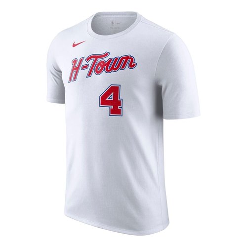 Nike Houston Rockets Hometown Heroes City Edition T-Shirt - White/Red - FN1215-100