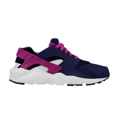 Nike Huarache Run | Blue | Size 5.5 - Midnight Navy/Hyper Violet-Blue Tint - 654280-404