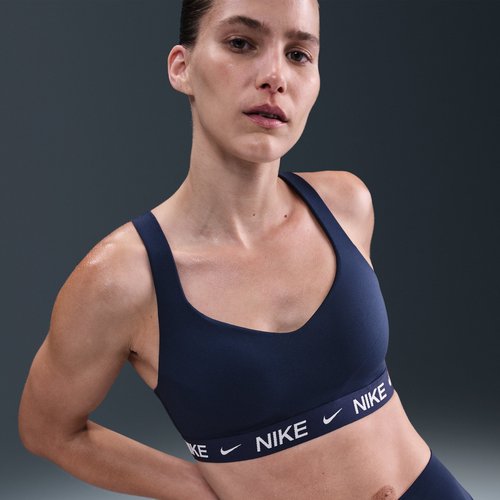Nike Indy High Support Padded Adjustable Sports Bra - Midnight Navy - FD1068-410