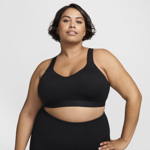 Nike Indy High Support Padded Adjustable Sports Bra Plus Size - Black/Black/Black - FJ1971-010