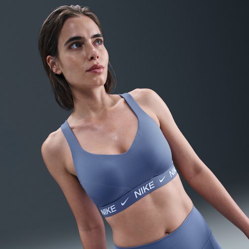 Nike Indy High Support Padded Adjustable Sports Bra - World Indigo - FD1068-499