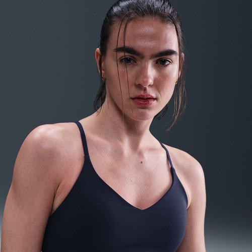 Nike Indy Light Support Padded Adjustable Sports Bra - Midnight Navy - FD1062-410