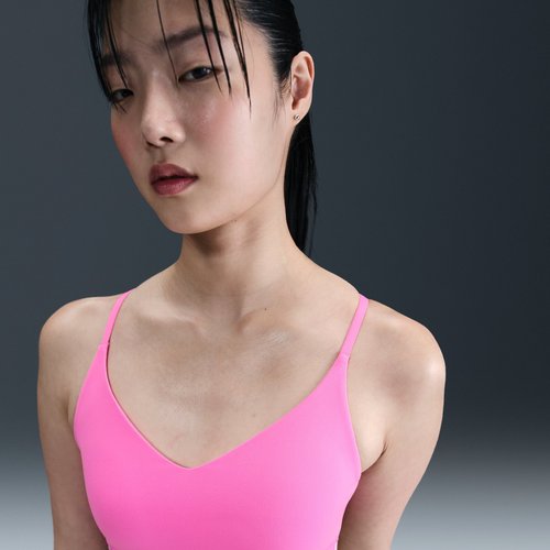Nike Indy Light Support Padded Adjustable Sports Bra - Playful Pink - FD1062-675