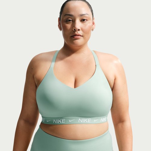 Nike Indy Light Support Padded Adjustable Sports Bra Plus Size - Steam - FD1064-007