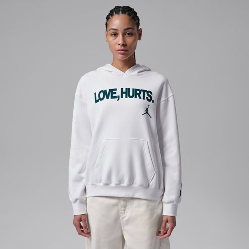 Air Jordan Jalen Hurts Fleece Hoodie - White - IQ6006-100