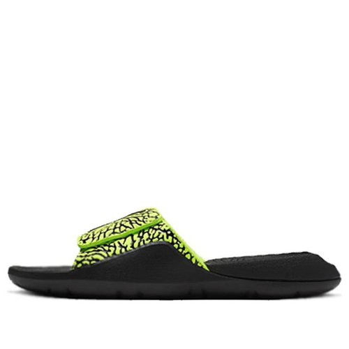 Nike Jordan Hydro 7 V2 Volt Black 'Yellow' - BQ6290-700 | Solesense