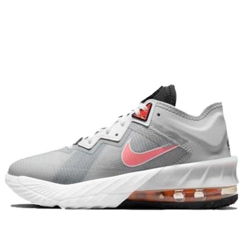 Nike Jr. Lebron 18 Low x Space Players - White/Grey - CV3760-005