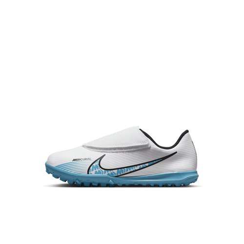 Nike Jr. Mercurial Vapor 15 Club Turf - White/Pink/Blue - DJ5966-146