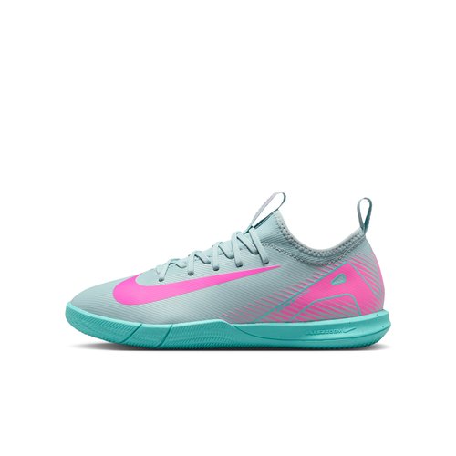 Nike Jr. Mercurial Vapor 16 Academy Indoor/Court Low-Top - Ocean Cube/Pink Blast - FQ8411-301