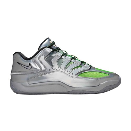 Nike KD 18 EP - Metallic Silver/Green Strike/Dark Smoke Grey - IF2518-001