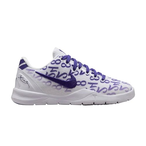 Nike Kobe 8 | | Size 13.5 - White/White/Court Purple - FN0267-101