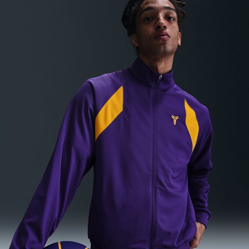 Nike Kobe Dri-FIT Knit Jacket - Court Purple/University Gold/University Gold - HJ8097-547