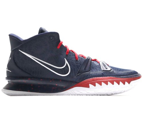 kyrie 7 navy and white