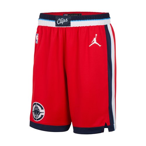 LA Clippers 2024/25 Statement Edition Air Jordan Dri-FIT NBA Swingman Shorts - University Red/White - FQ4736-657