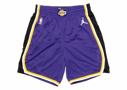 Nike LA Lakers Statement Edition 2020 Swingman Shorts - Field Purple/White - CV9564-504