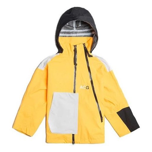 nike acg gore tex jacket yellow