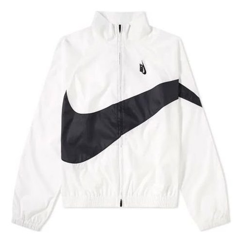 Nike Lab Heritage Jacket BIG SWOOSH - Black/White - AA1569-100