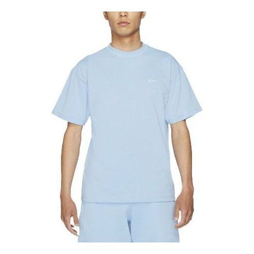 Nike Lab Solo Swoosh Basic Sports Short Sleeve - Blue - DA0321-436