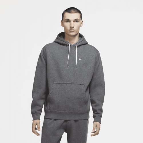 Nike Lab Washed Hoodie - Charcoal Heather/White - CZ5350-071