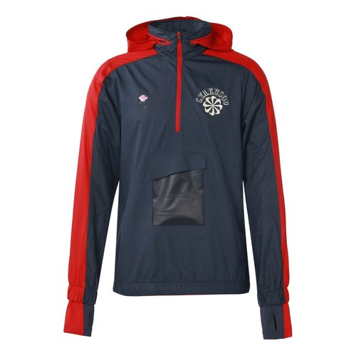 Nike Lab x Gyakusou Half Zip Hooded Top - Thunder Blue/Sport Red/Sail - CD7108-447