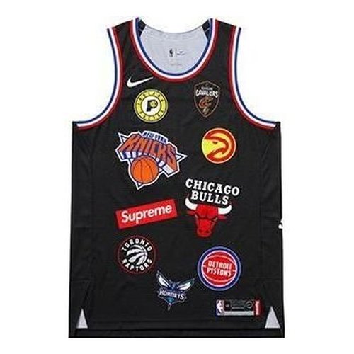 Nike Lab x Supreme x NBA Jersey - Black/Multi-Color - AQ4227-010