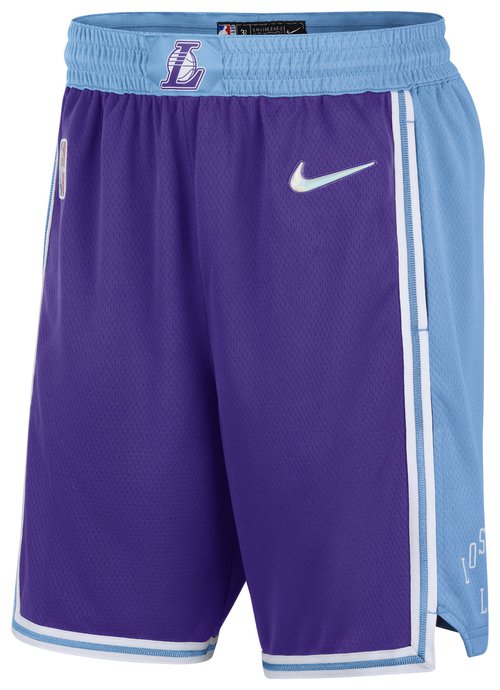 Nike NBA Swingman Los Angeles Lakers City Edition DriFit Shorts - Purple - DB4138-504