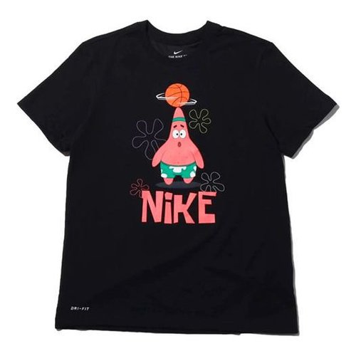 Nike Kyrie x Spongebob DriFit Patrick Star Tee Shirt Asia Sizing - Black - CJ9267-010