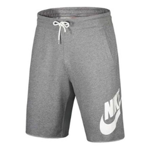 Nike Large Printing Loose Knit Shorts Gray - Grey - 836278-091