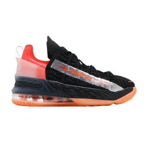 Nike Lebron 18 - Black/Bright Crimson/Total Orange/Volt - CT4710-009