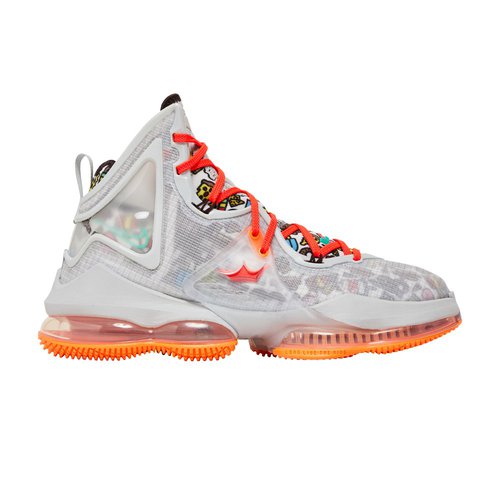 Nike Lebron 19 EP - White/Silver/Orange - DC9341-001