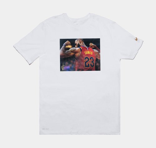 Nike Lebron James Cleveland Cavaliers NBA T-Shirt - White - AV5422-100