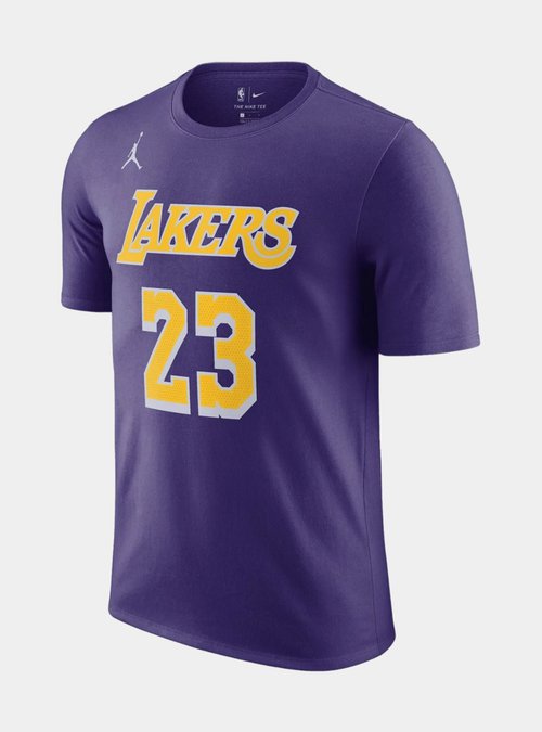Nike Lebron James Lakers NBA T-Shirt - Purple - CV9986-551