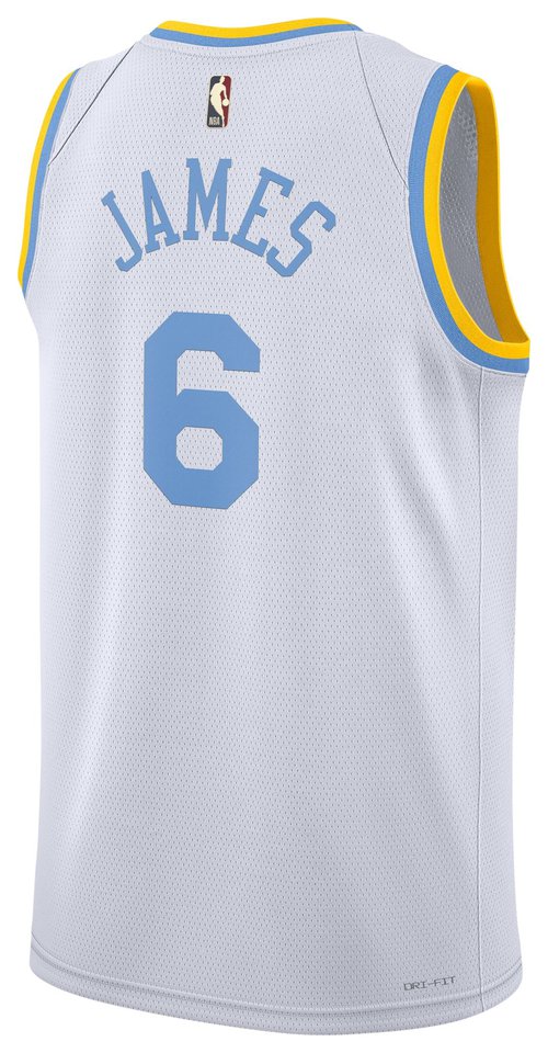 Los Angeles Lakers Nike Dri-FIT NBA Swingman Jersey - White - DO9448-101