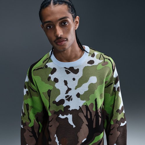 Nike Life Wilderness Sweater - Celestine Blue/Chlorophyll - HV0886-441