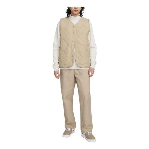 Nike Life Woven Insulated Military Vest - Beige - DX0891-247