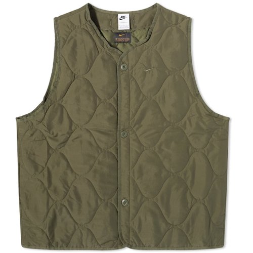 Nike Life Woven Military Vest - Cargo Khaki/White - DX0890-325