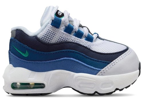 Nike Air Max 95 Premium - White/Lake Blue/French Blue/Emerald Green - IU7898-100